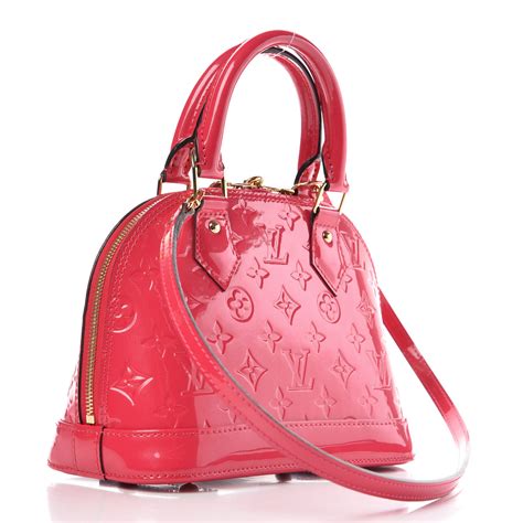 louis vuitton alma bb vernis pink|louis vuitton alma mm size.